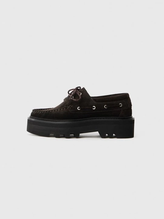 Zdjęcie produktu Buty żeglarskie AllSaints ciemnobrązowy