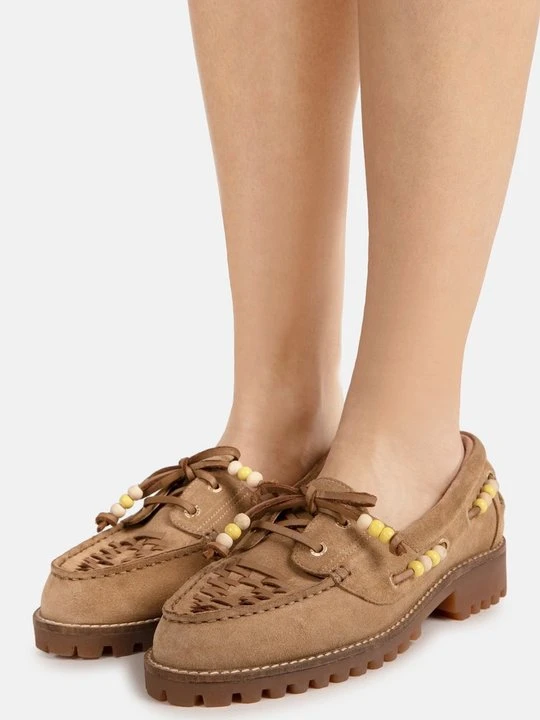 Zdjęcie produktu Buty żeglarskie Bronx beżowy