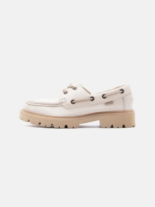 Zdjęcie produktu Buty żeglarskie Clarks mleczny