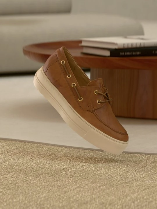Zdjęcie produktu Buty żeglarskie PAUL koniakowy