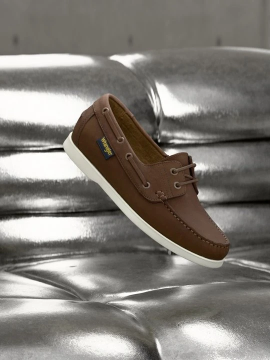 Zdjęcie produktu Buty żeglarskie Wrangler brązowy