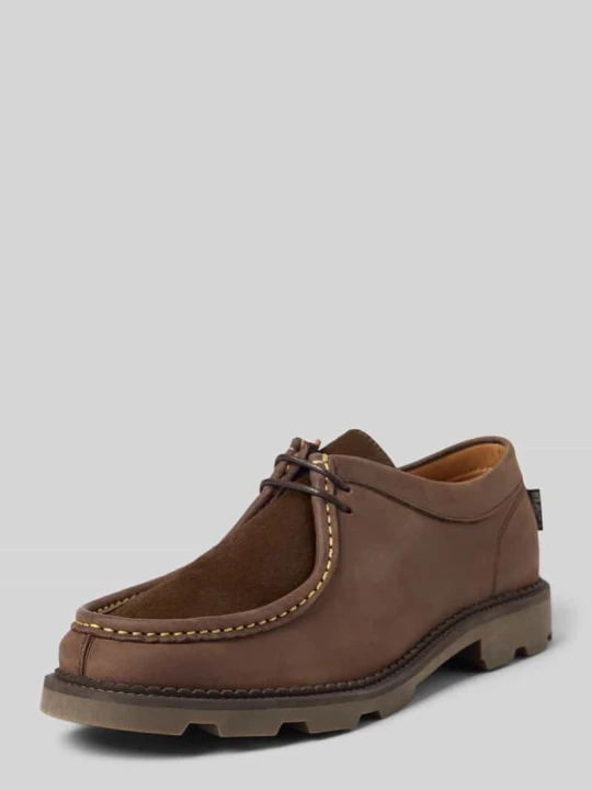 Zdjęcie produktu Buty żeglarskie z detal z logo model 'LATYMER' Pompeii Ciemnobrązowy