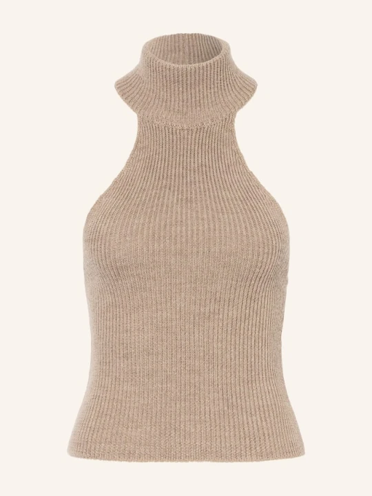Zdjęcie produktu By Aylin Koenig Dzianinowy Top Mae Z Wełny Merynosowej beige
