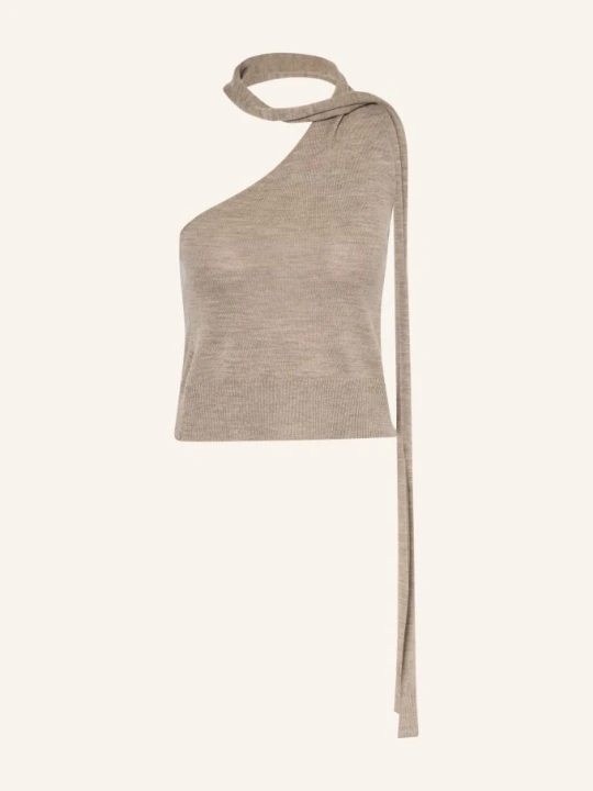 Zdjęcie produktu By Aylin Koenig Dzianinowy Top Polly Z Wełny Merynosowej beige