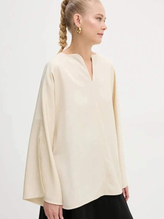 Zdjęcie produktu By Malene Birger bluzka beżowy