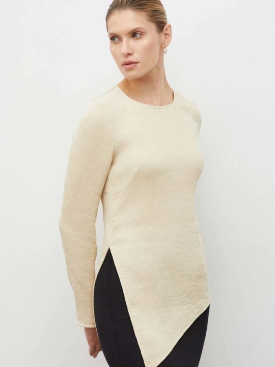 Zdjęcie produktu By Malene Birger bluzka beżowy