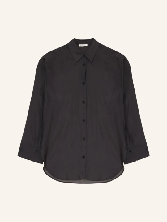 Zdjęcie produktu By Malene Birger Bluzka Koszulowa Derris Z Jedwabiem schwarz CZARNY