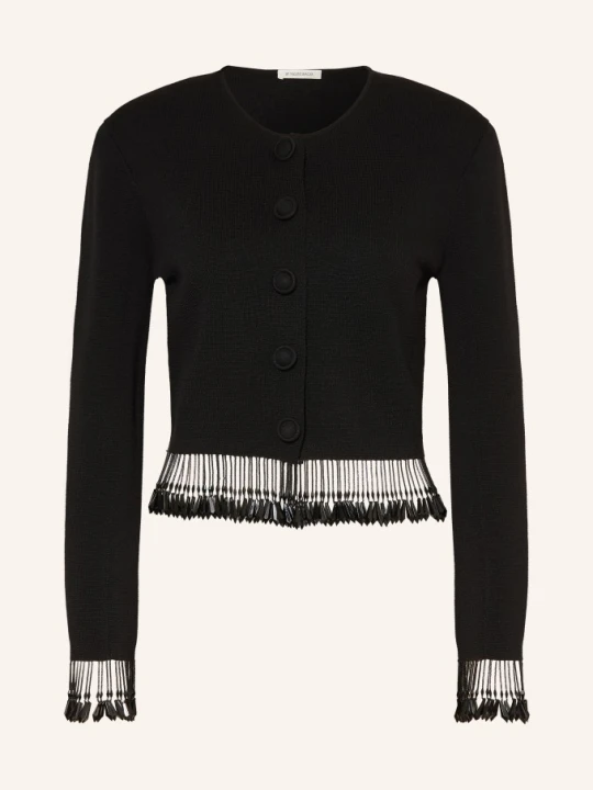 Zdjęcie produktu By Malene Birger Kardigan Shelly Z Kamieniami Ozdobnymi schwarz CZARNY