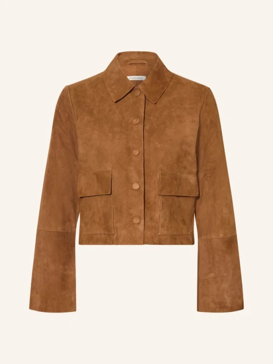 Zdjęcie produktu By Malene Birger Kurtka Skórzana Annie braun KONIAKOWY
