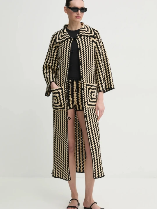 Zdjęcie produktu By Malene Birger płaszcz bawełniany DINA czarny