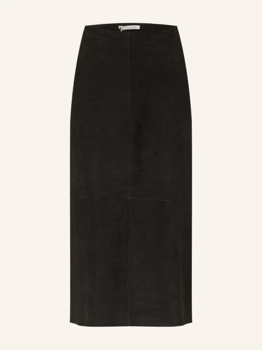 Zdjęcie produktu By Malene Birger Skórzana Spódnica Palomie schwarz CZARNY