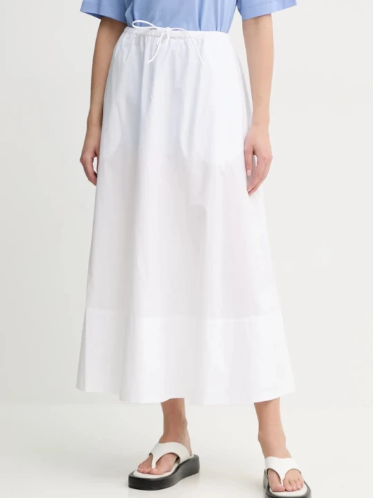 Zdjęcie produktu By Malene Birger spódnica bawełniana PHEOBES biały