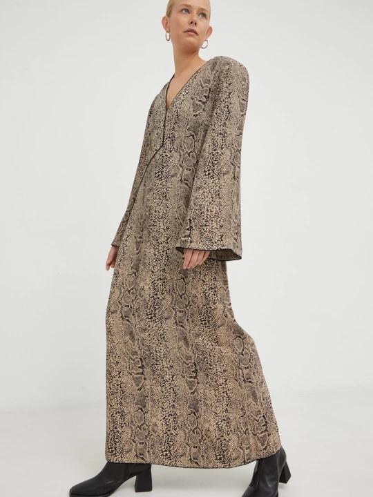 Zdjęcie produktu By Malene Birger sukienka brązowy