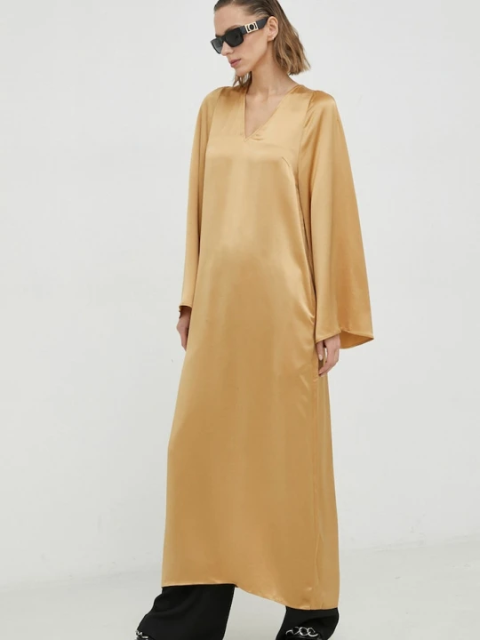 Zdjęcie produktu By Malene Birger sukienka Brynn żółty