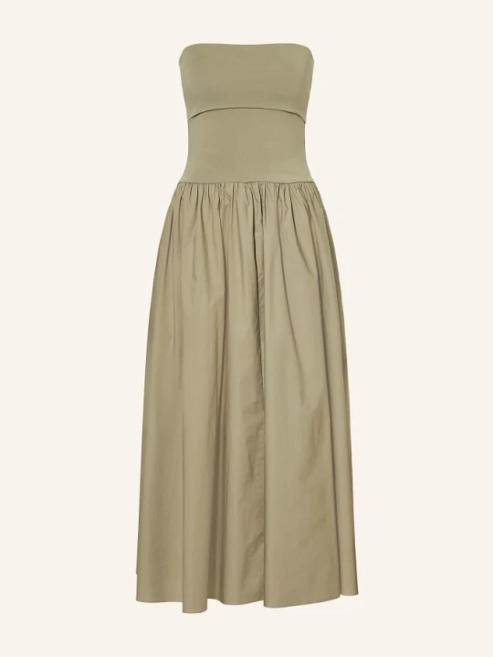 Zdjęcie produktu By Malene Birger Sukienka Z Odkrytymi Ramionami Marc gruen OLIWKOWY