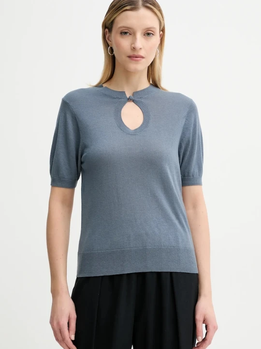 Zdjęcie produktu By Malene Birger sweter z domieszką wełny TALA szary