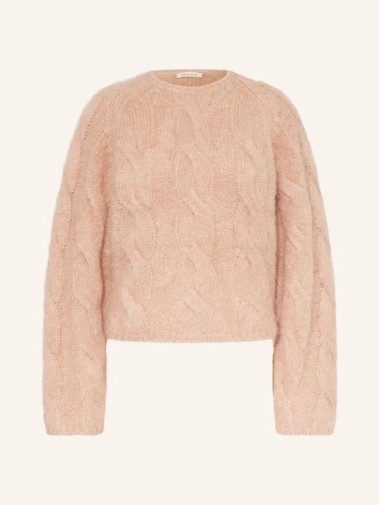 Zdjęcie produktu By Malene Birger Sweter Z Moheru Elliot rosa BLADORÓŻOWY
