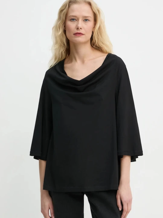 Zdjęcie produktu By Malene Birger t-shirt bawełniany BRYAR czarny