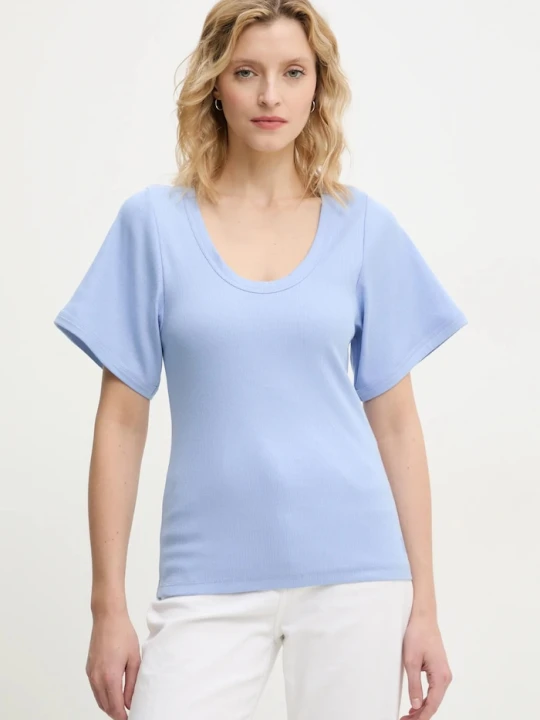 Zdjęcie produktu By Malene Birger t-shirt LUNAI niebieski