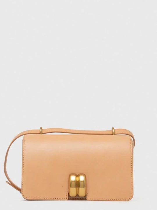 Zdjęcie produktu By Malene Birger torebka skórzana beżowy