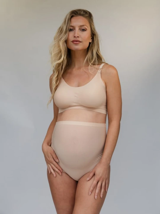 Zdjęcie produktu Bye Bra Biustonosz w kolorze beżowym do karmienia rozmiar: XL/XXL