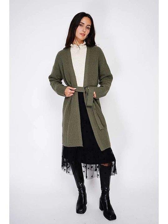 Zdjęcie produktu C& Jo Kardigan w kolorze khaki rozmiar: 42