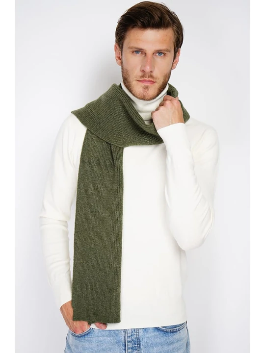 Zdjęcie produktu C& Jo Szal w kolorze khaki - 170 x 30 cm rozmiar: onesize