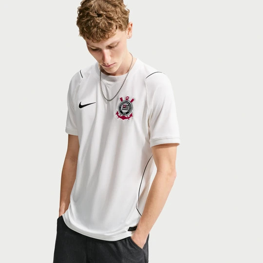 Zdjęcie produktu S.C. Męska koszulka piłkarska Nike Dri-FIT S.C. Corinthians Stadium 2026/27 (wersja domowa) – replika - Biel