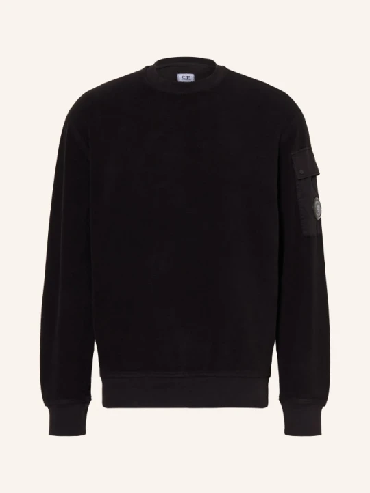 Zdjęcie produktu C.P. Company Bluza Z Mieszanki Materiałów schwarz CZARNY
