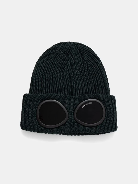 Zdjęcie produktu C.P. Company czapka beanie wełniana zielony