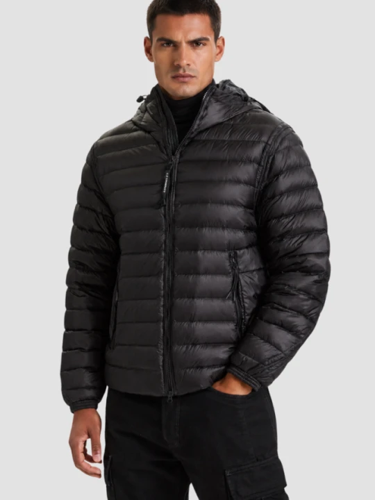 Zdjęcie produktu C.P. COMPANY Czarna męska kurtka puchowa MEDIUM JACKET, Rozmiar L