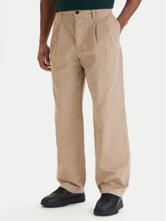 Zdjęcie produktu C.P. Company Spodnie materiałowe 20CMPA136A110458G Beżowy Loose Fit