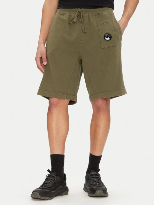 Zdjęcie produktu C.P. Company Szorty sportowe 18CMSB268A110337O Zielony Relaxed Fit