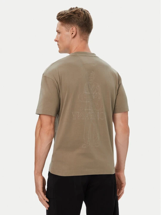 Zdjęcie produktu C.P. Company T-Shirt 21CMTS166A005100W Beżowy Regular Fit