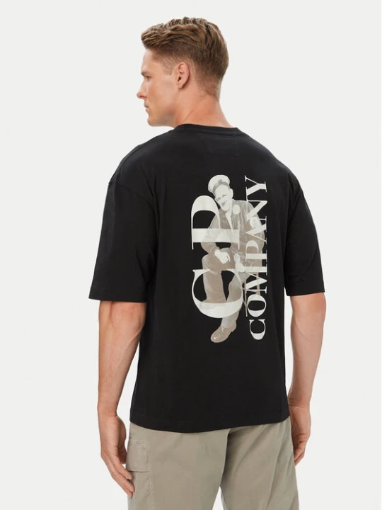 Zdjęcie produktu C.P. Company T-Shirt 21CMTS209A110579W Czarny Comfort Fit