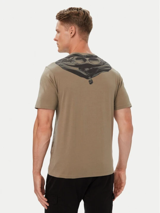 Zdjęcie produktu C.P. Company T-Shirt 21CMTS725A005100W Beżowy Regular Fit