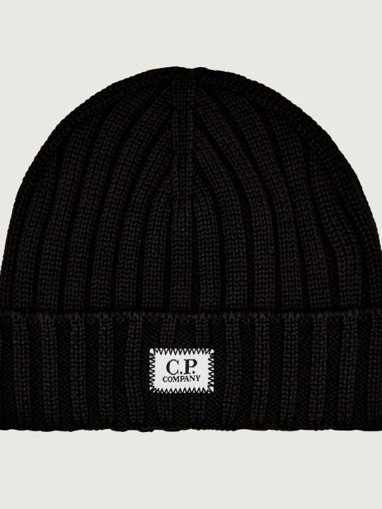 Zdjęcie produktu C.P. Company Wełniana czapka czarny