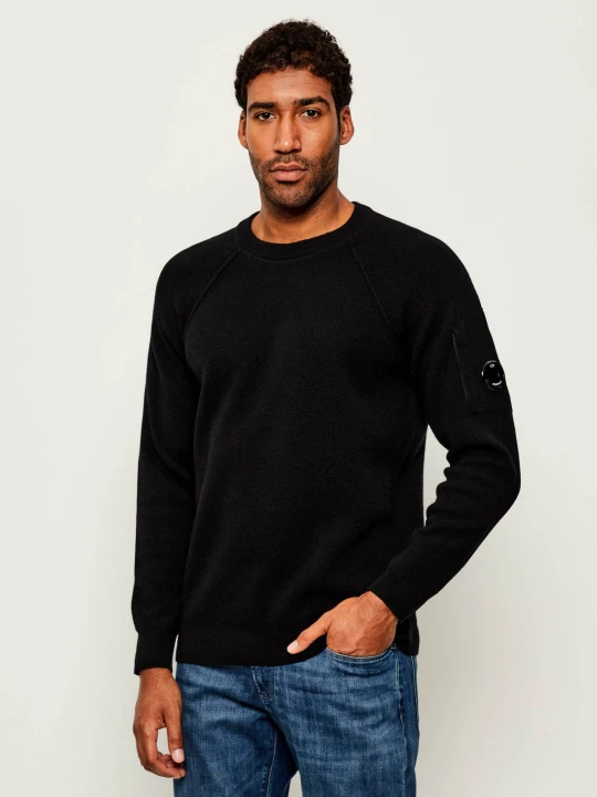 Zdjęcie produktu C.P. Company Wełniany sweter | Regular Fit czarny