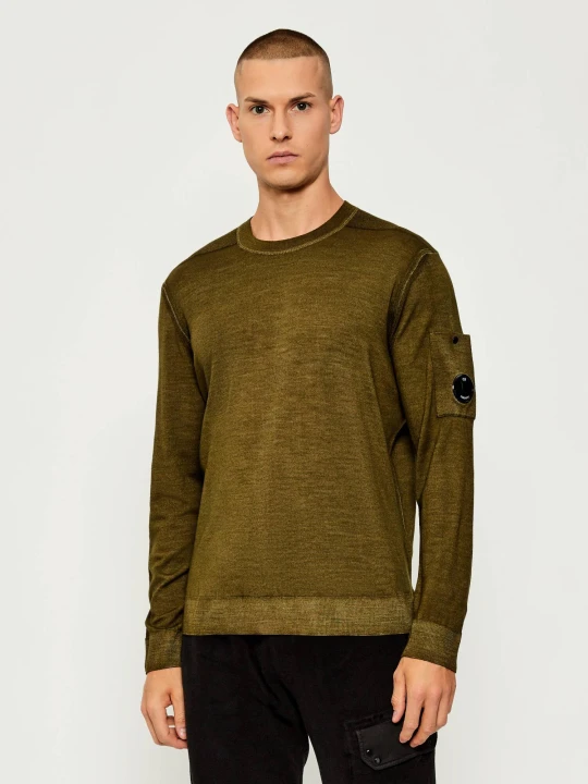 Zdjęcie produktu C.P. Company Wełniany sweter | Regular Fit khaki