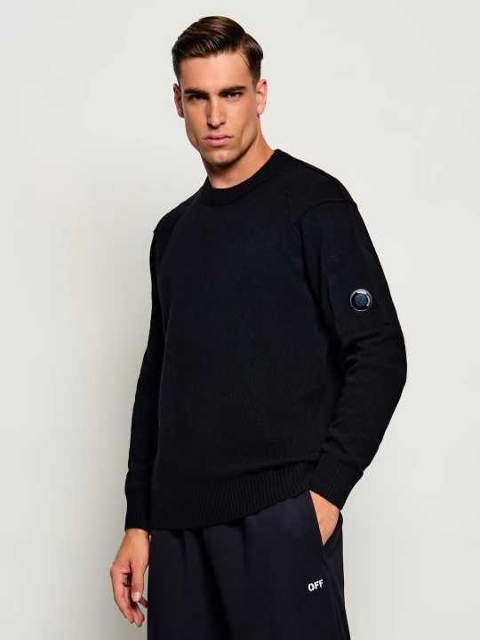 Zdjęcie produktu C.P. Company Wełniany sweter | Regular Fit czarny