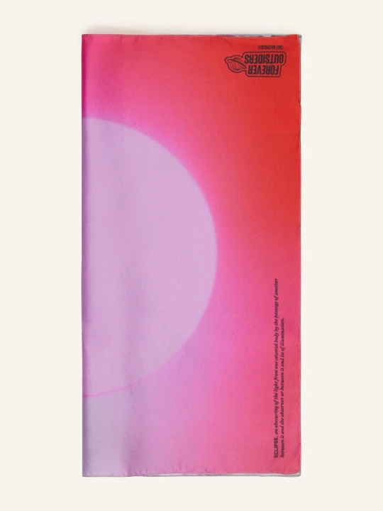 Zdjęcie produktu Café Du Cycliste Jedwabna Chustka rosa różowy