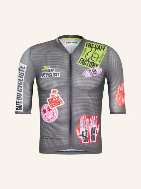 Zdjęcie produktu Café Du Cycliste Koszulka Kolarska Bergida grau szary