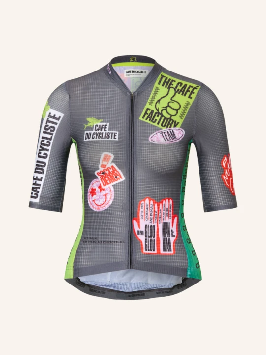 Zdjęcie produktu Café Du Cycliste Koszulka Kolarska Bergida grau szary