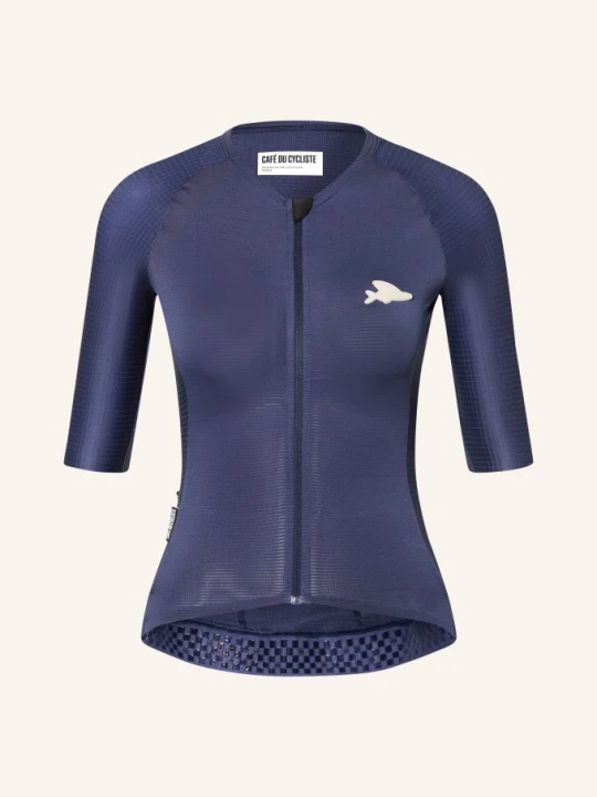 Zdjęcie produktu Café Du Cycliste Koszulka Kolarska Vinciane blau GRANATOWY