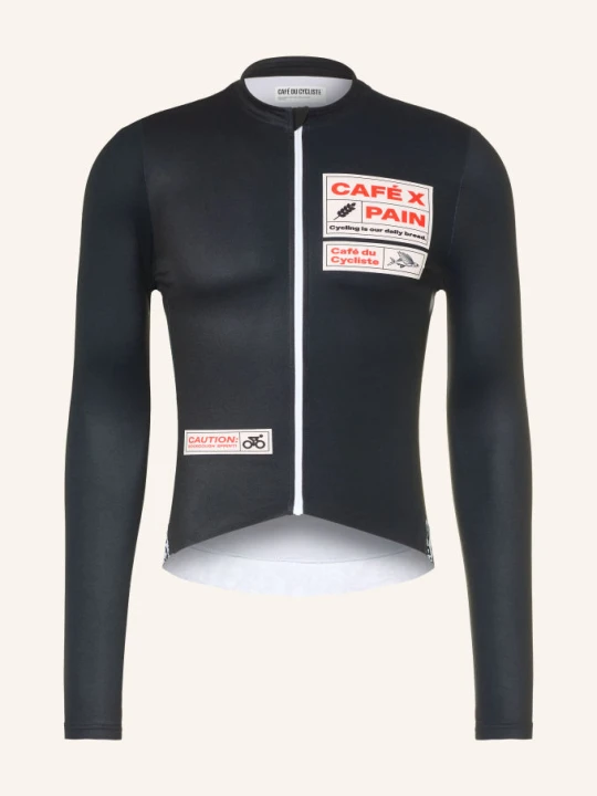 Zdjęcie produktu Café Du Cycliste Koszulka Rowerowa Constance Pain schwarz CZARNY
