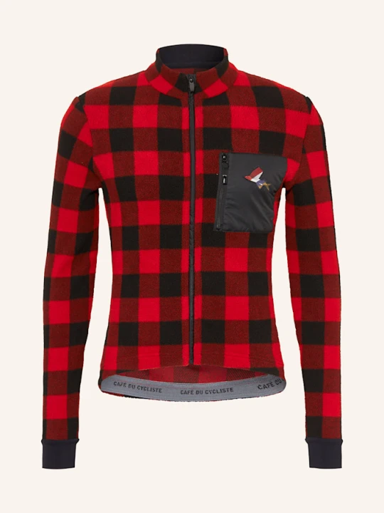Zdjęcie produktu Café Du Cycliste Koszulka Rowerowa Z Polaru Solange rot