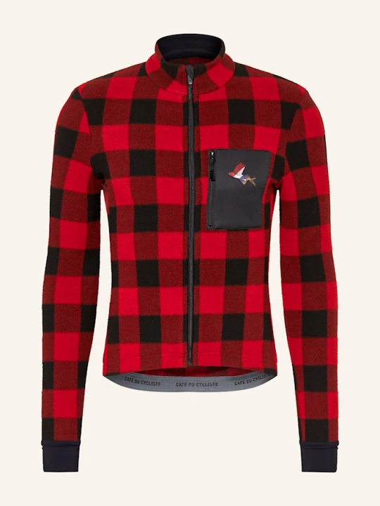 Zdjęcie produktu Café Du Cycliste Koszulka Rowerowa Z Polaru Solange rot