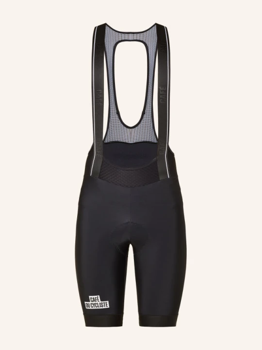 Zdjęcie produktu Café Du Cycliste Spodnie Rowerowe Cecile Z Szelkami I Z Wyściełaną Wkładką schwarz CZARNY