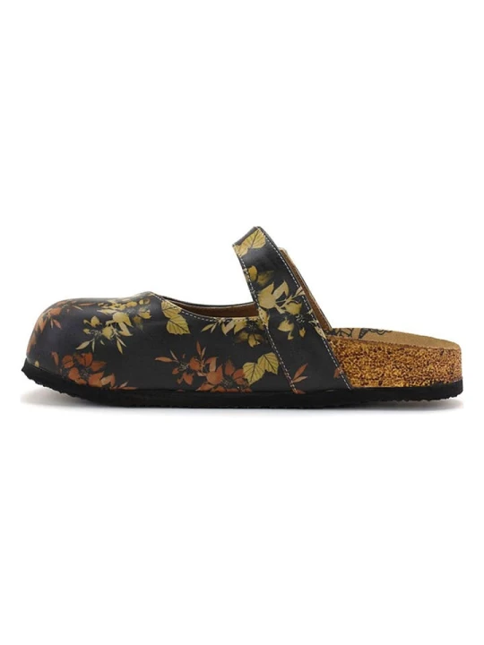 Zdjęcie produktu Calceo Chodaki w kolorze czarno-jasnobrązowym rozmiar: 38