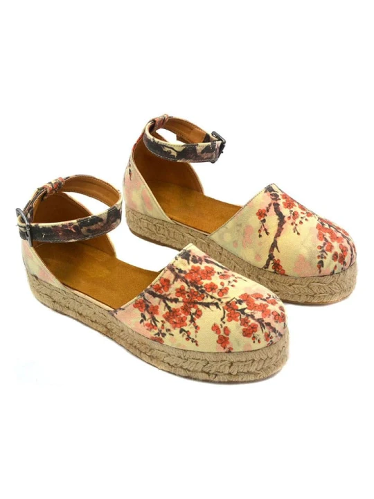 Zdjęcie produktu Calceo Espadryle w kolorze jasnożółtym ze wzorem rozmiar: 38